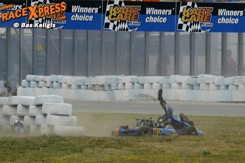 Rotax Max Euro Challenge: Vuurwerk bij crashvolle series
